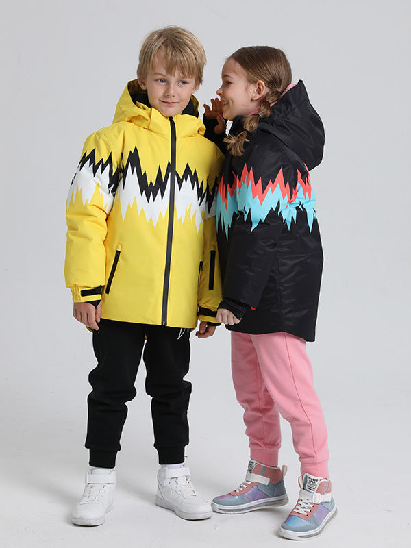 Phibee Lightning Daunen-Schneejacke für Jungen und Mädchen