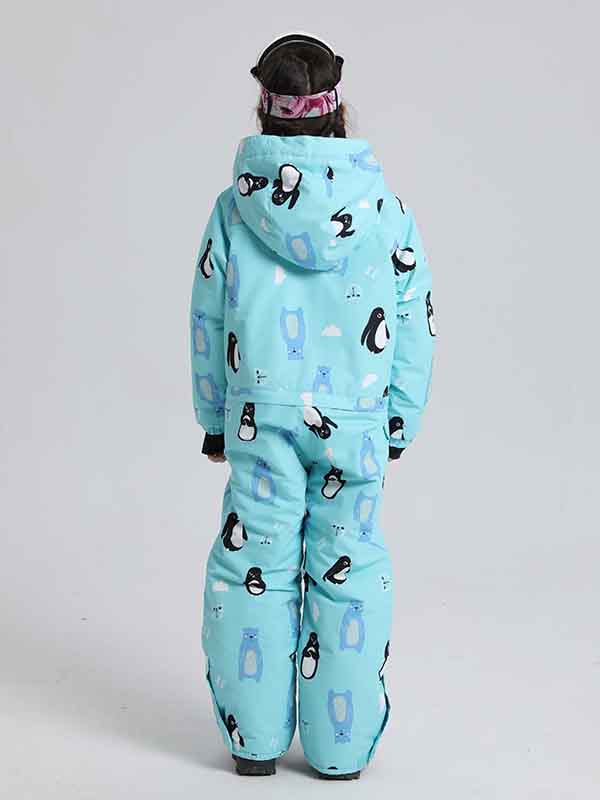 Pinguin-Einteiler-Schneeanzüge für Jungen und Mädchen
