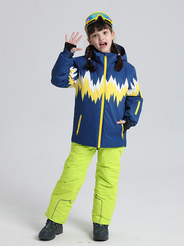 Wasserdichte Schneejacke mit Entendaunen für Mädchen und Jungen