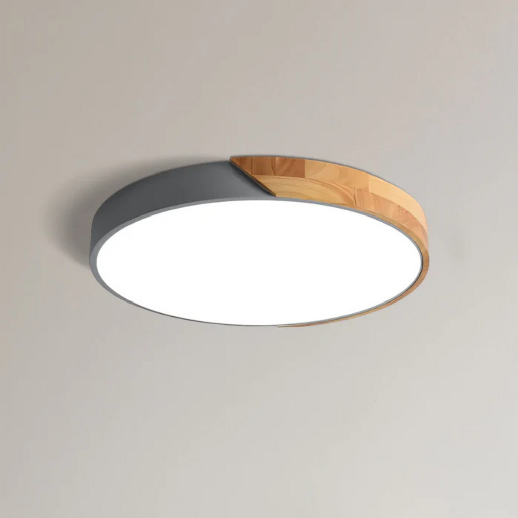 Luvano LED Deckenleuchte Holz Nordic modern