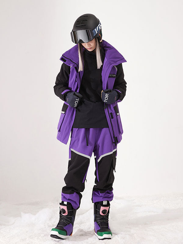 Zweiteiliger Schneeanzug Vector Mountain Defender für Damen, Skioverall