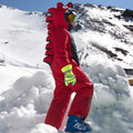 Unisex Wasserdichter Winter-Einteiler-Schneeanzug für Kinder, tierfreundlich
