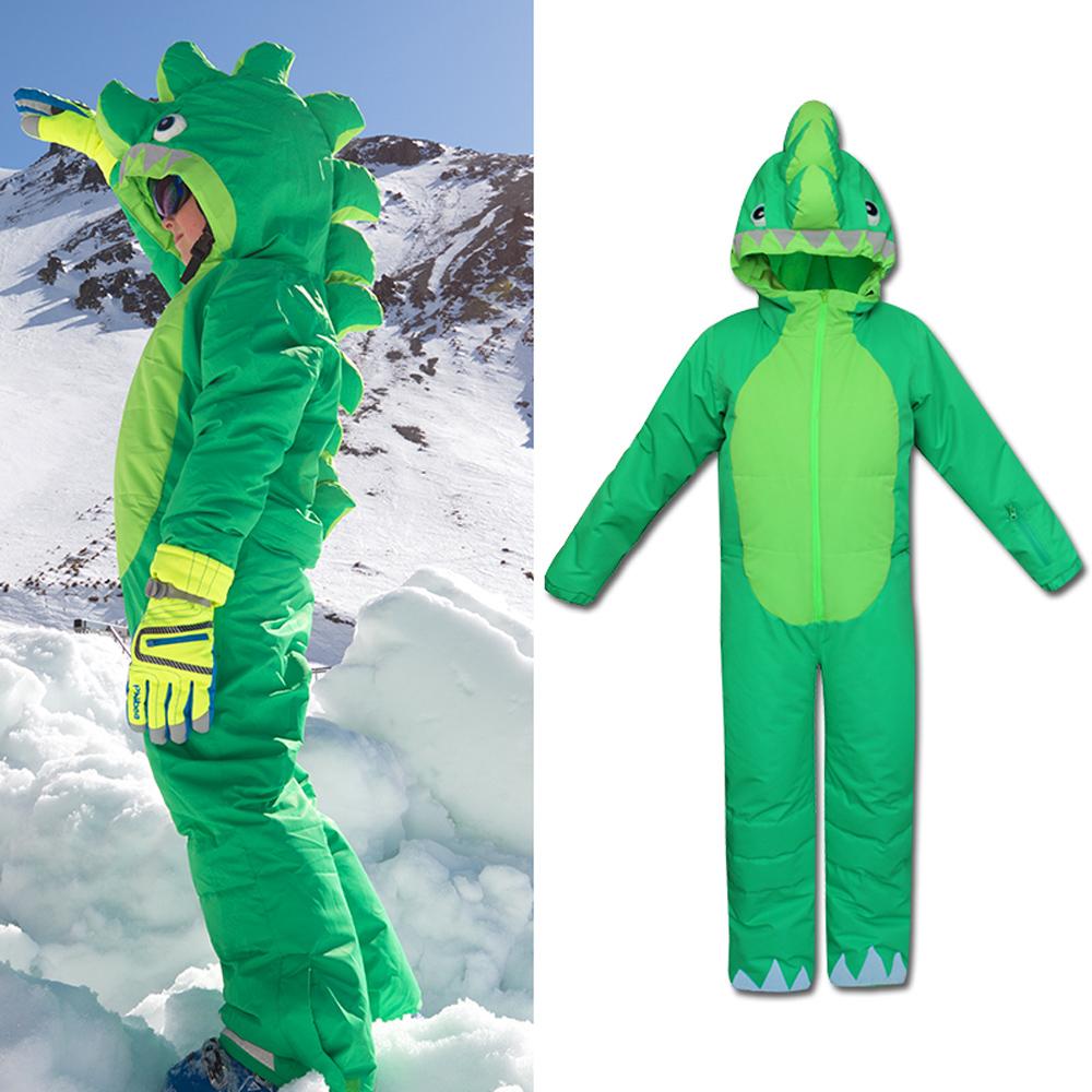 Phibee Kinder Unisex Winter Tierfreundlich Wasserdichter Einteiler Schneeanzug