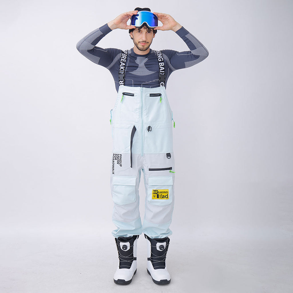 Snowverb Damen Windblock Tech Wasserdichte Bad Breaking Pro Skihose Latzhose