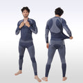Snowverb Herren Komfortables, warmes und funktionales Funktions-Baselayer-Set
