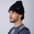 Snowverb Unisex Häkelstrick-Haarball-Schneemütze Snowboardmütze