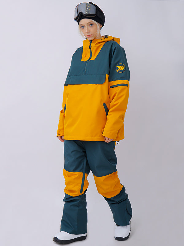Snowverb Alpine Ranger Colorblock Anorak Snowboardjacke für Damen