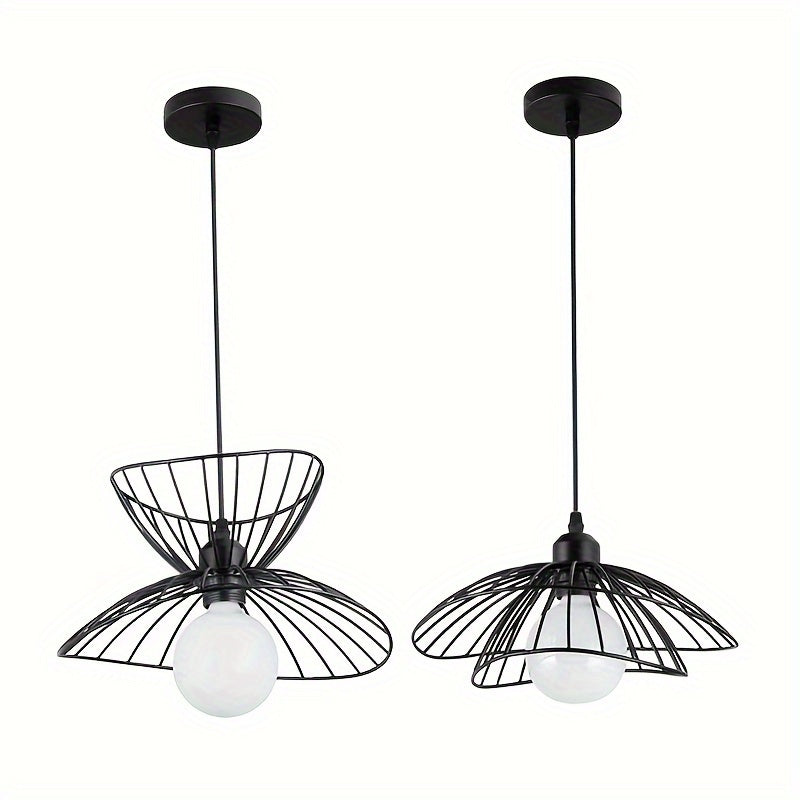 Luvano Pendelleuchte schwarz Retro höhenverstellbar