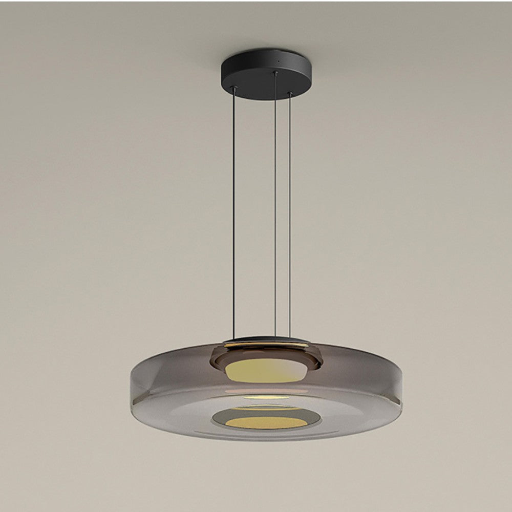 Luvano Pendelleuchte Glas Bauhaus Hängelampe