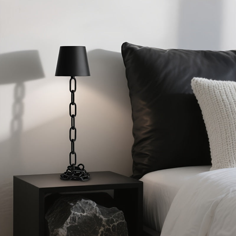 Luvano Tischleuchte Kette Touch Akku LED