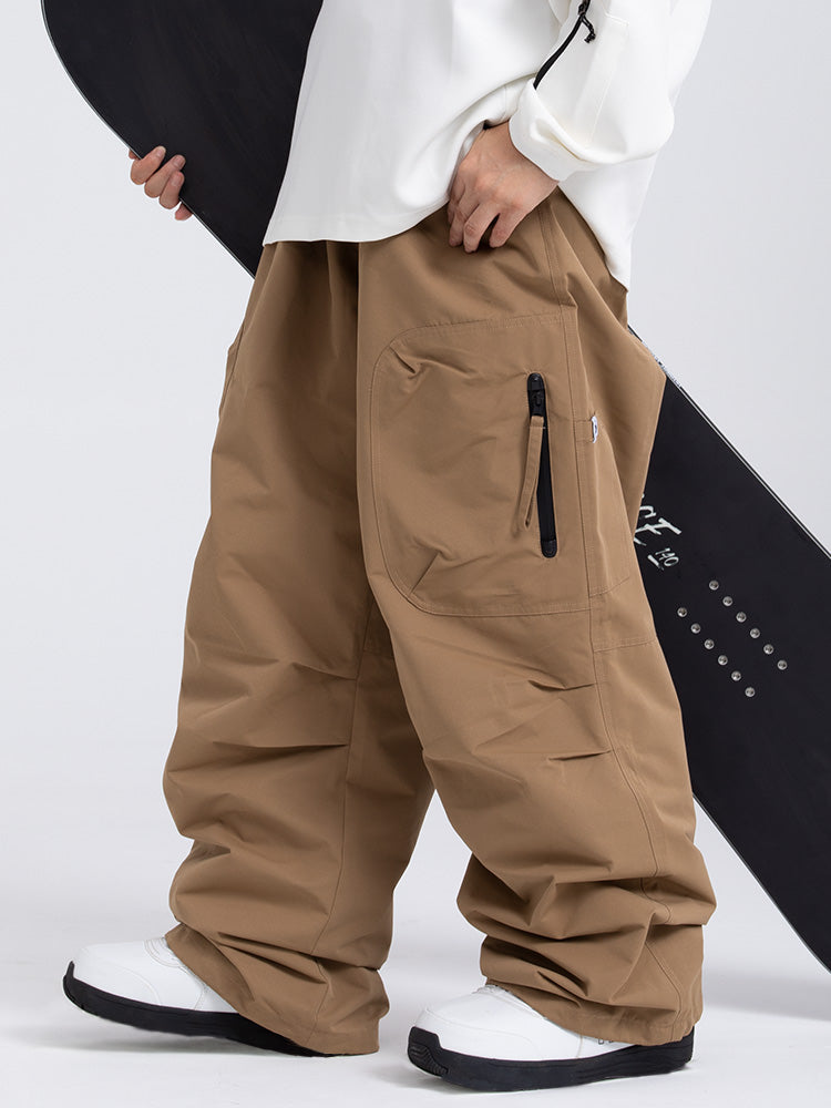 Prime Mountain Baggy-Skihose für Damen mit zwei seitlichen Cargotaschen