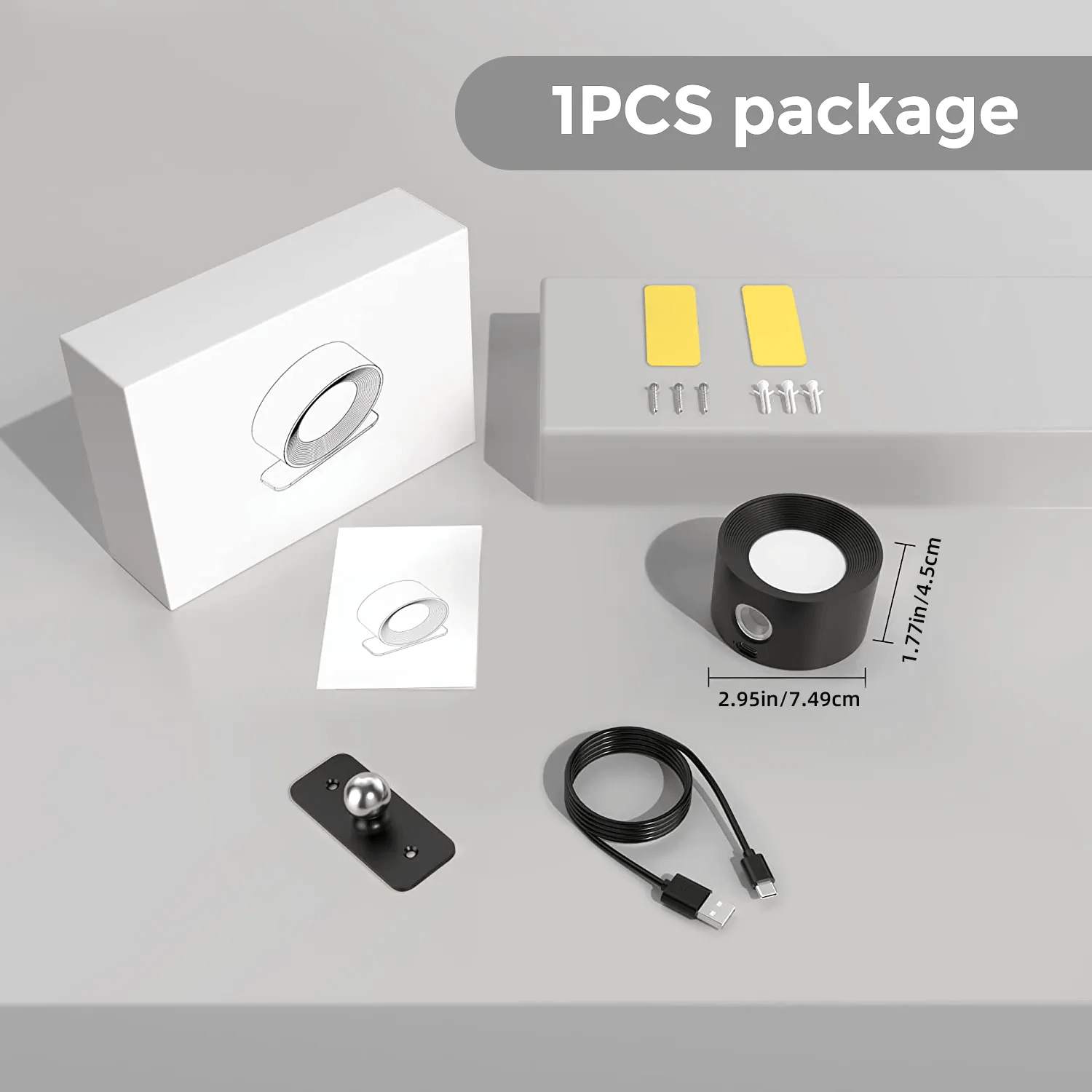 Luvano Wandleuchte LED USB Akku