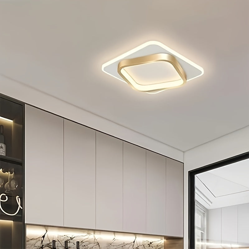 Luvano LED Deckenleuchte eckig geometrisch minimal