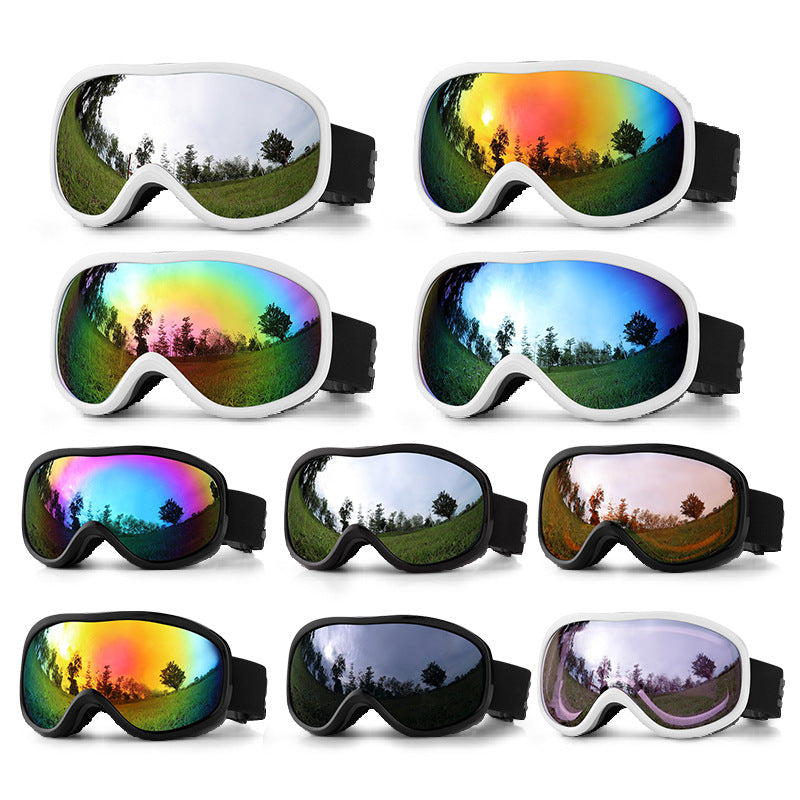 Spherical Anti-Fog Ski Goggles