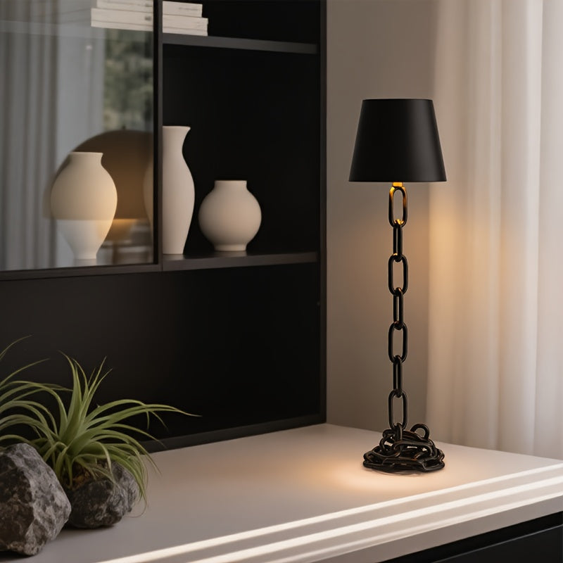 Luvano Tischleuchte Kette Touch Akku LED
