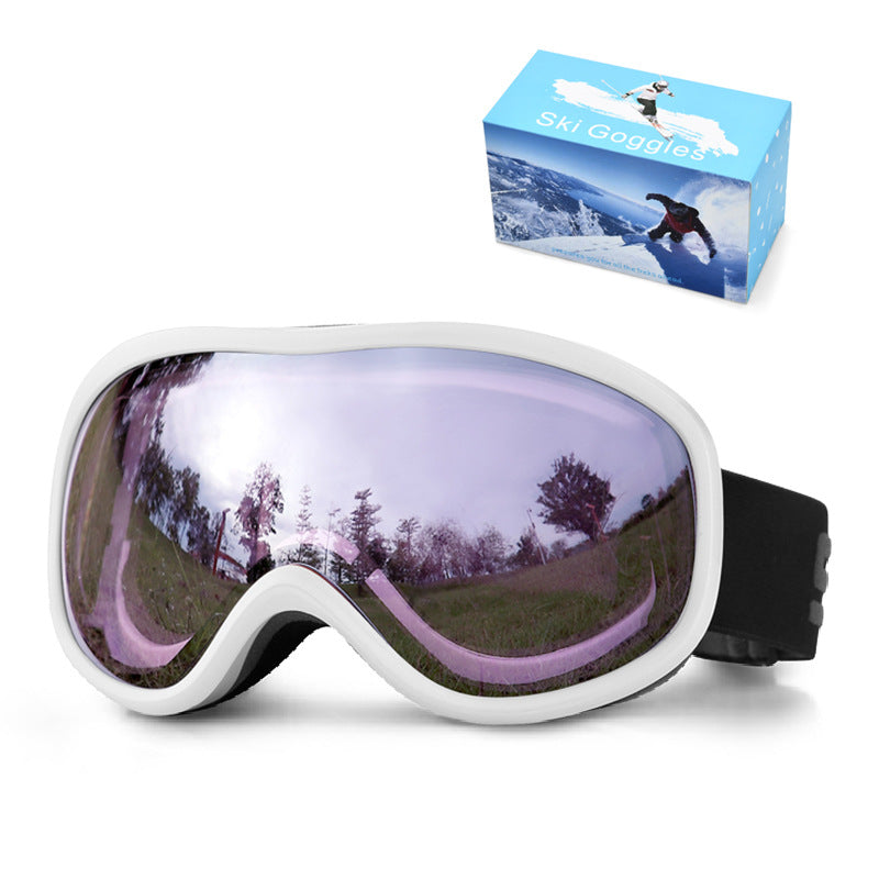 Spherical Anti-Fog Ski Goggles