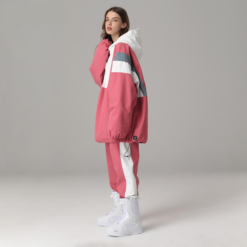 Searipe Unisex Snow Addict Mountain Zweiteiliger Winter-Schneeanzug für Damen und Herren