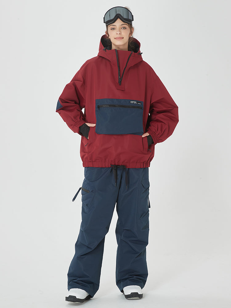 Damen Winter Bomber Schneeanzug Prime Baggy Snowboardjacke & Hose