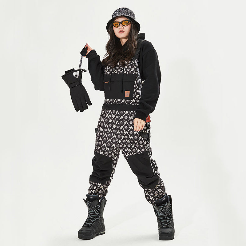 Damen Vector Mountain Queen Isolierte Latzhose, Schneehose