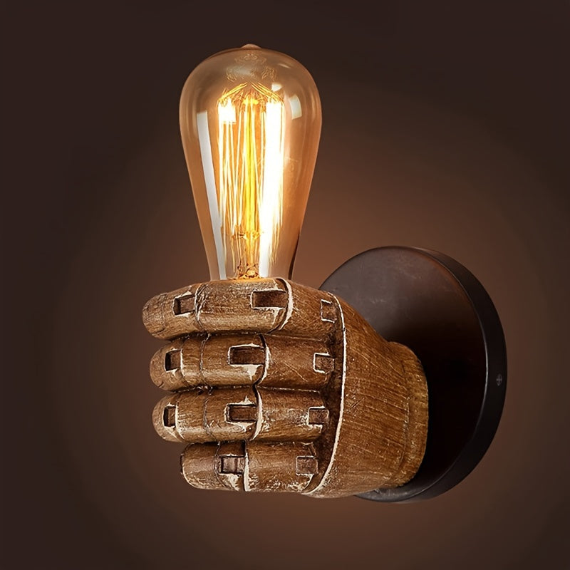 Luvano Wandleuchte Hand Resin Industrial