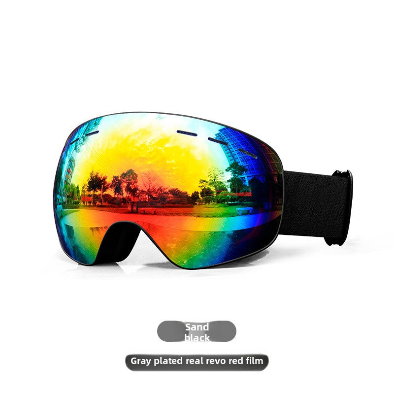 Spherical Anti-Fog Ski Goggles