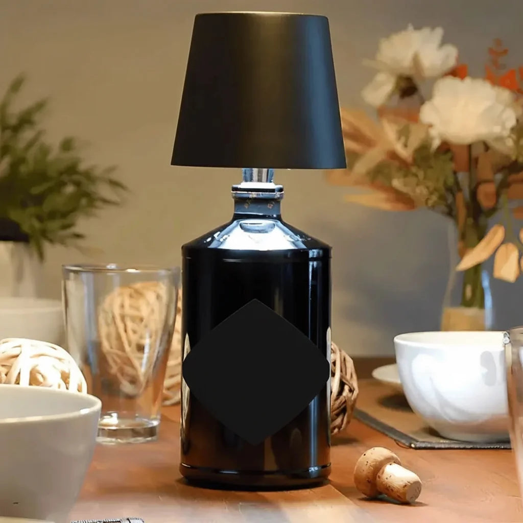 Luvano Tischleuchte Flaschenform LED Stimmungslicht