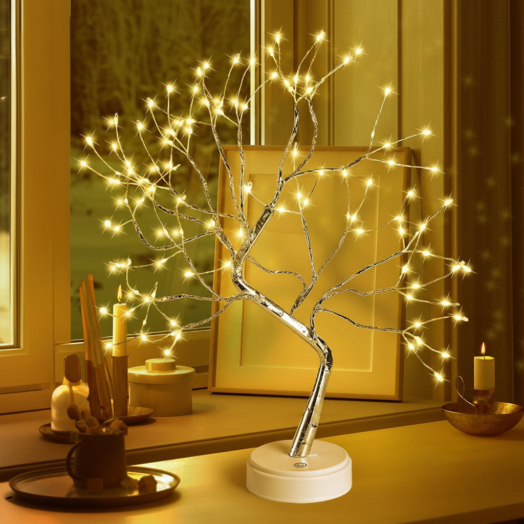 Luvano Tischleuchte Bonsai LED Deko