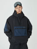 Herren Winter Bomber Baggy Snowboardjacke mit großen Cargotaschen Schneemantel