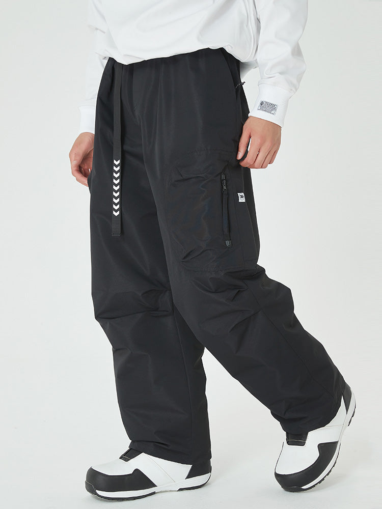 Prime Mountain Baggy-Skihose für Herren mit zwei seitlichen Cargotaschen