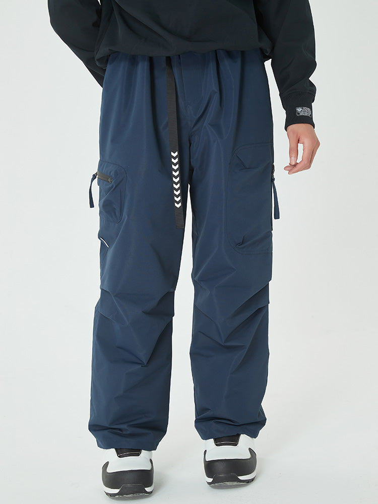 Prime Mountain Baggy-Skihose für Herren mit zwei seitlichen Cargotaschen