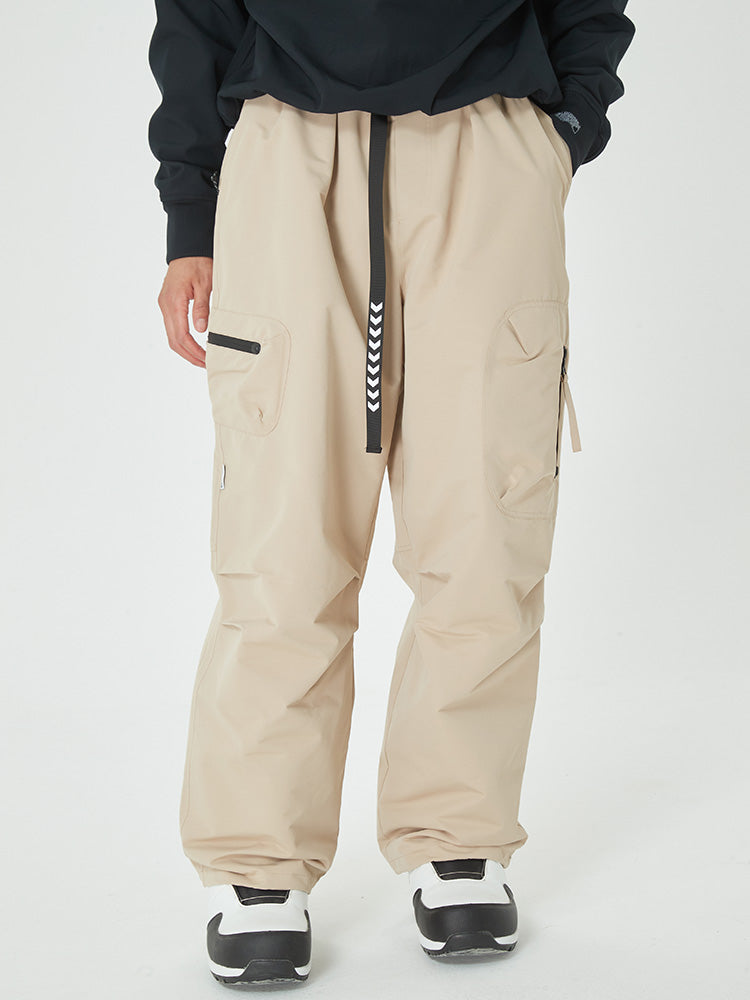 Prime Mountain Baggy-Skihose für Herren mit zwei seitlichen Cargotaschen