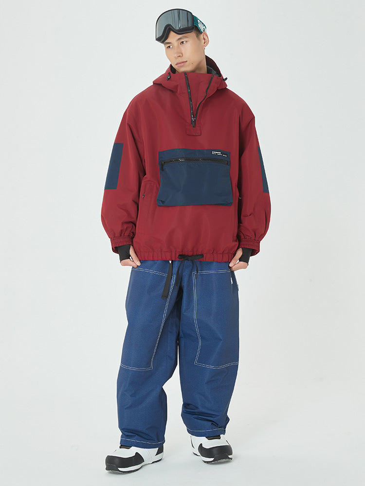 Herren Mountain Freerider Freestyle Schneeanzug Baggy Snowboardanzug