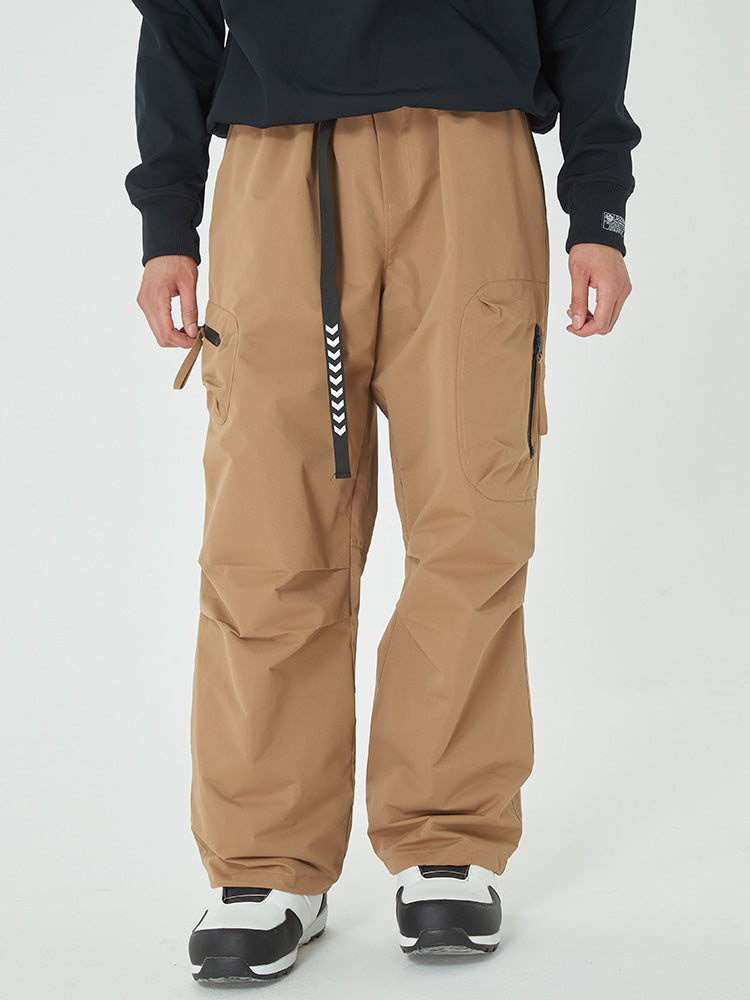 Prime Mountain Baggy-Skihose für Herren mit zwei seitlichen Cargotaschen