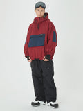 Herren Winter Bomber Baggy Schneejacke mit praktischen Cargotaschen und passender Snowboardhose