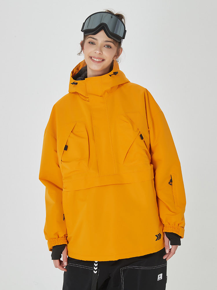 Damen Mountain Freerider Baggy Anorak Snowboardjacke