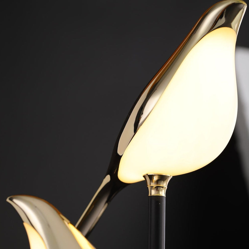 Luvano Wandleuchte Vogel gold LED Nordic