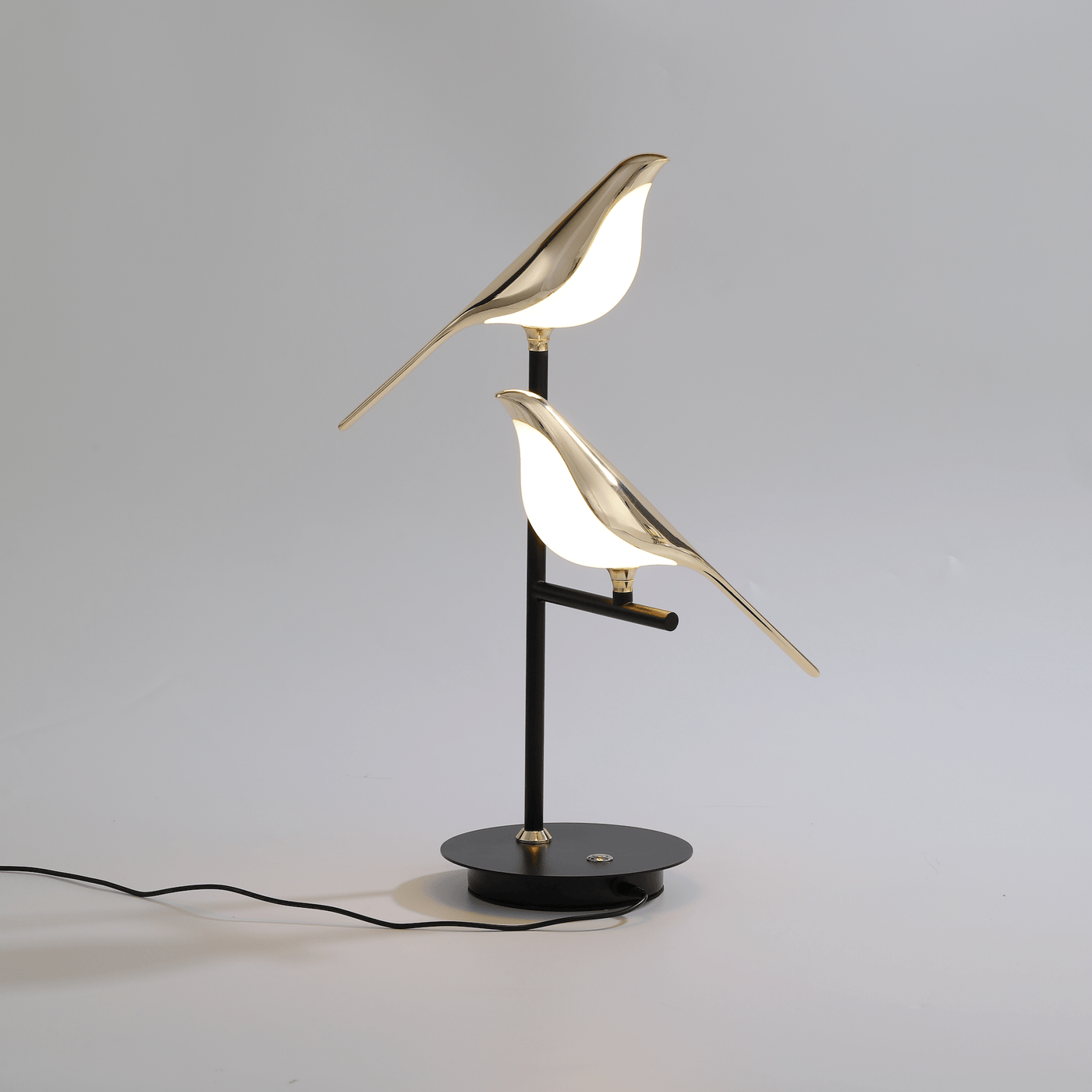 Luvano Wandleuchte Vogel gold LED Nordic