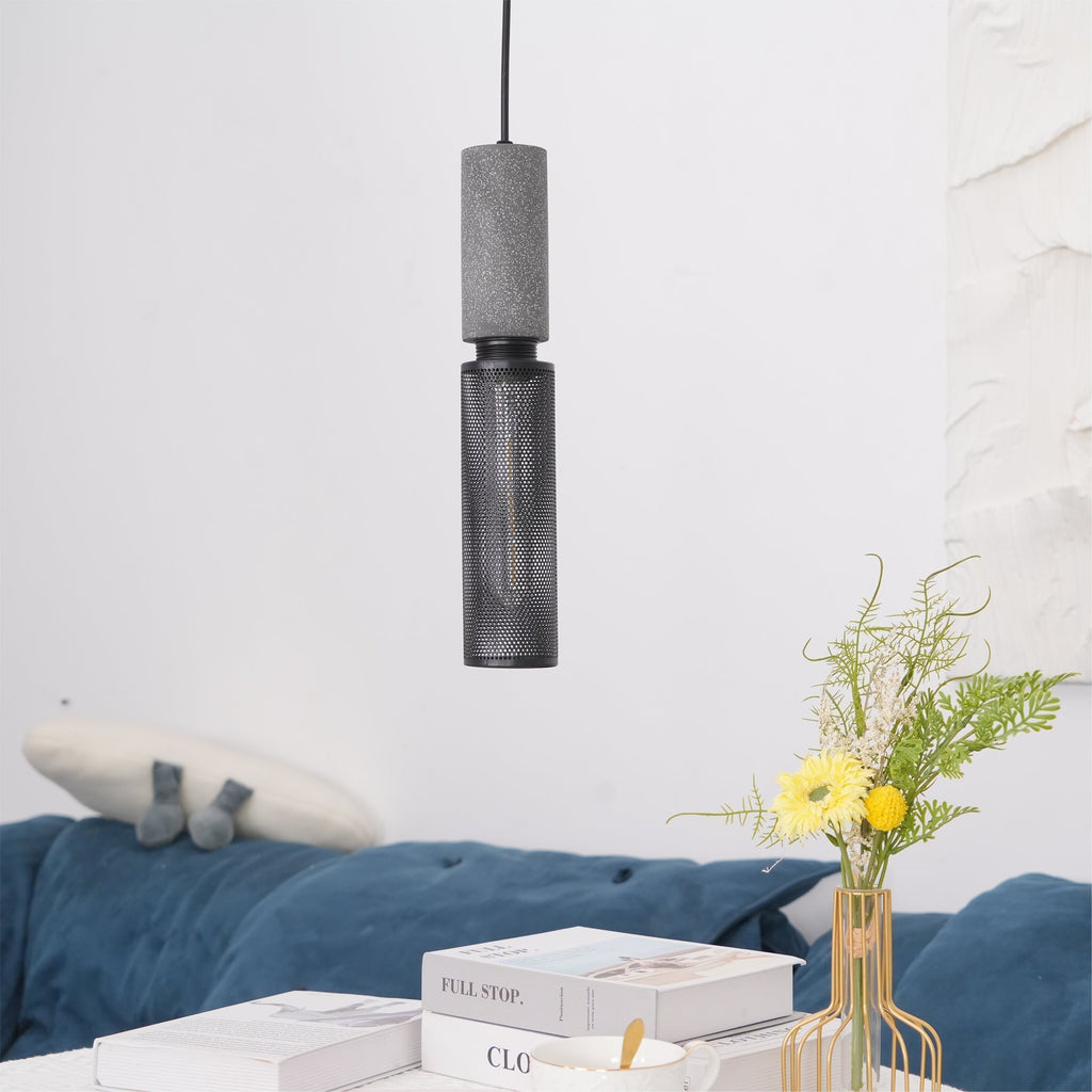 Luvano Pendelleuchte Beton Industrial Hängelampe