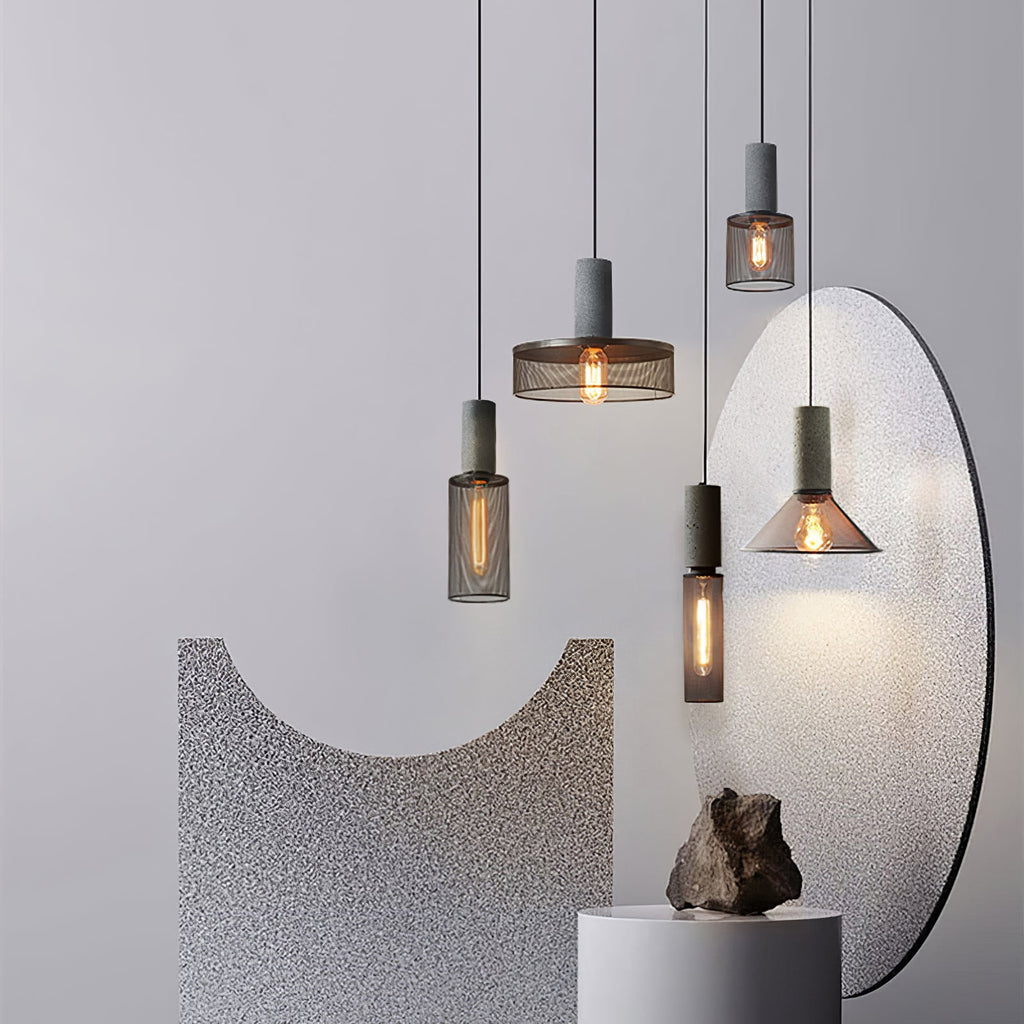 Luvano Pendelleuchte Beton Industrial Hängelampe