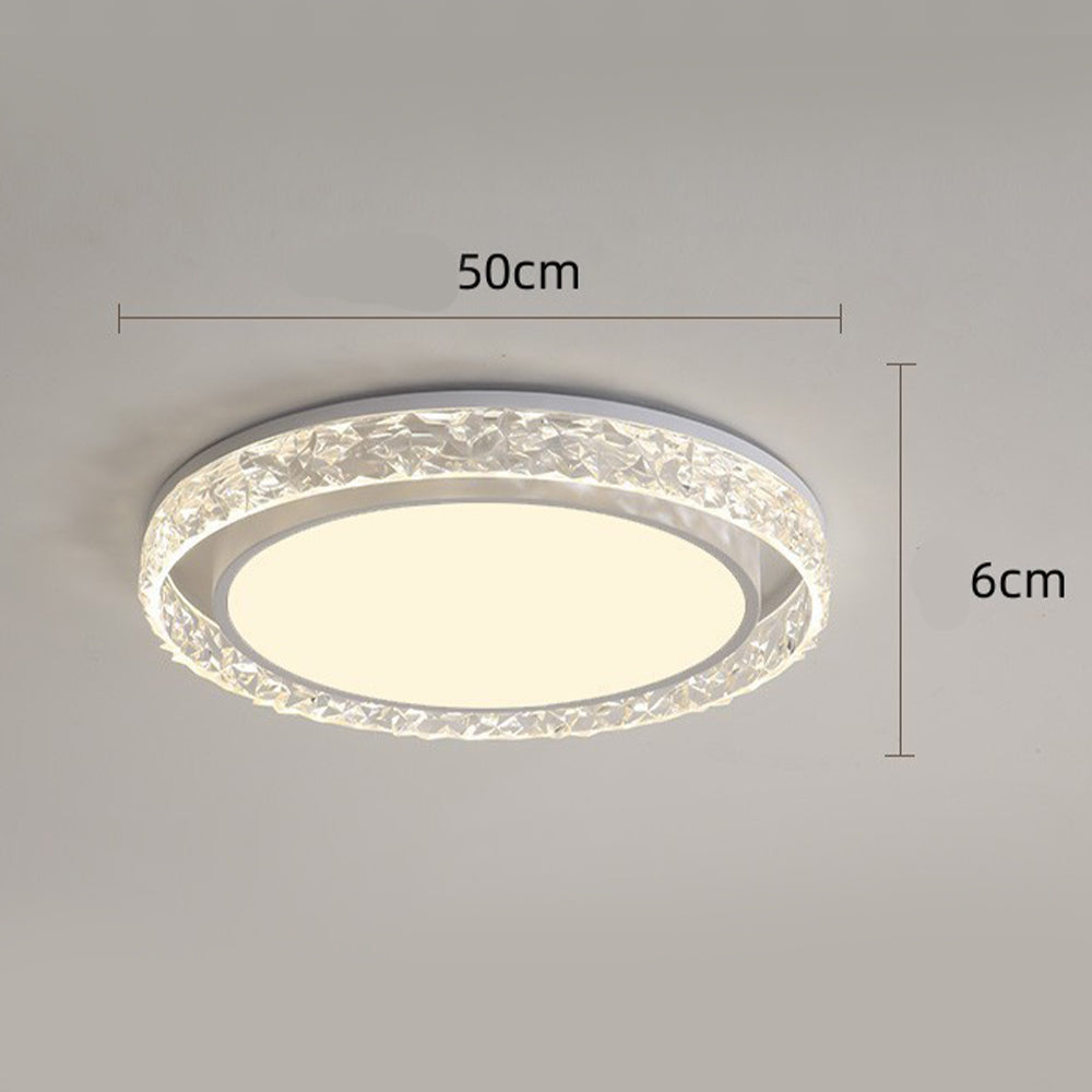 Luvano LED Deckenleuchte Kristall dimmbar