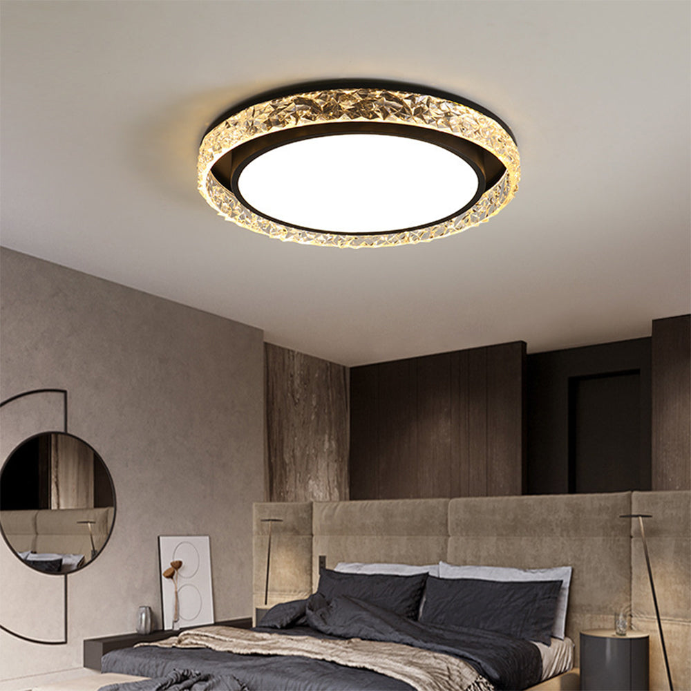 Luvano LED Deckenleuchte Kristall dimmbar