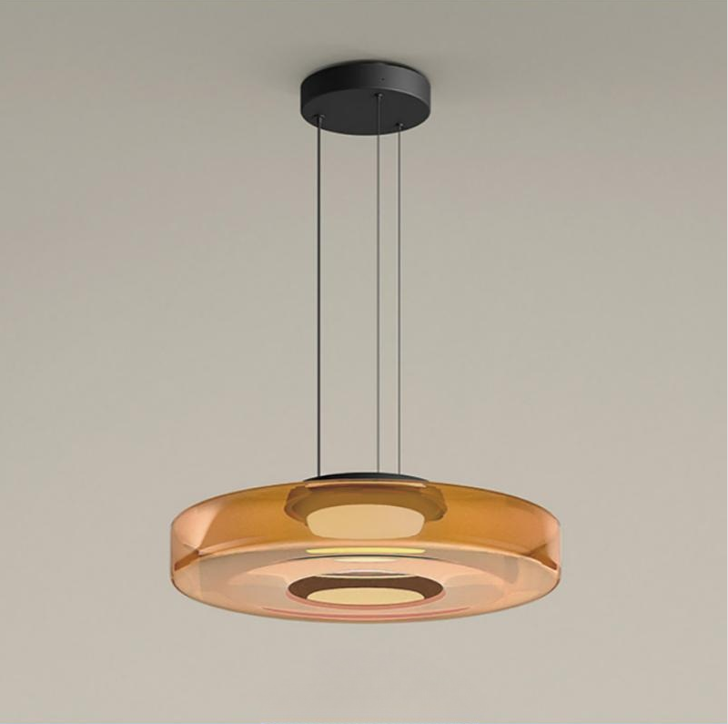 Luvano Pendelleuchte Glas Bauhaus Hängelampe