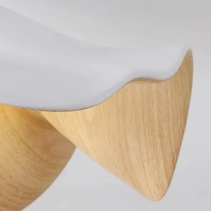 Luvano Deckenleuchte Lotus Holz skandinavisch