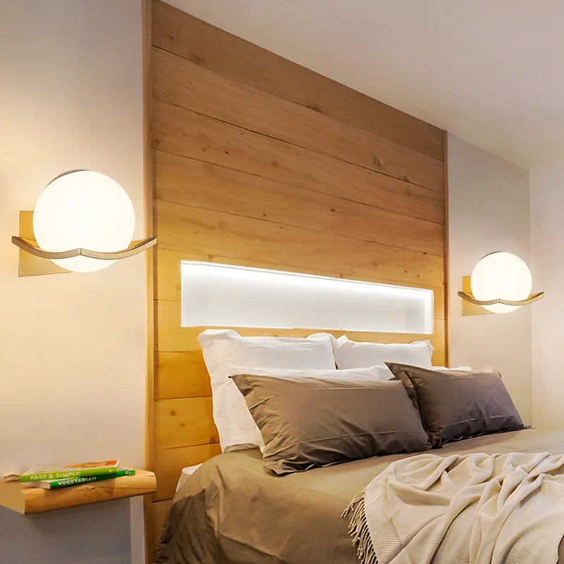 Luvano Makar Wandleuchte Glaskugel Sconce