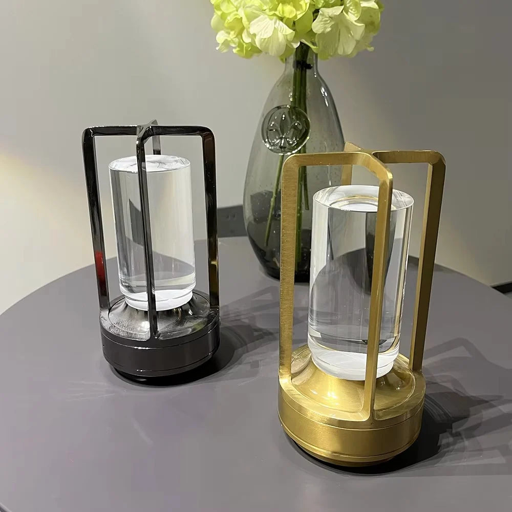 Luvano Tischleuchte Zylinder Metall LED modern