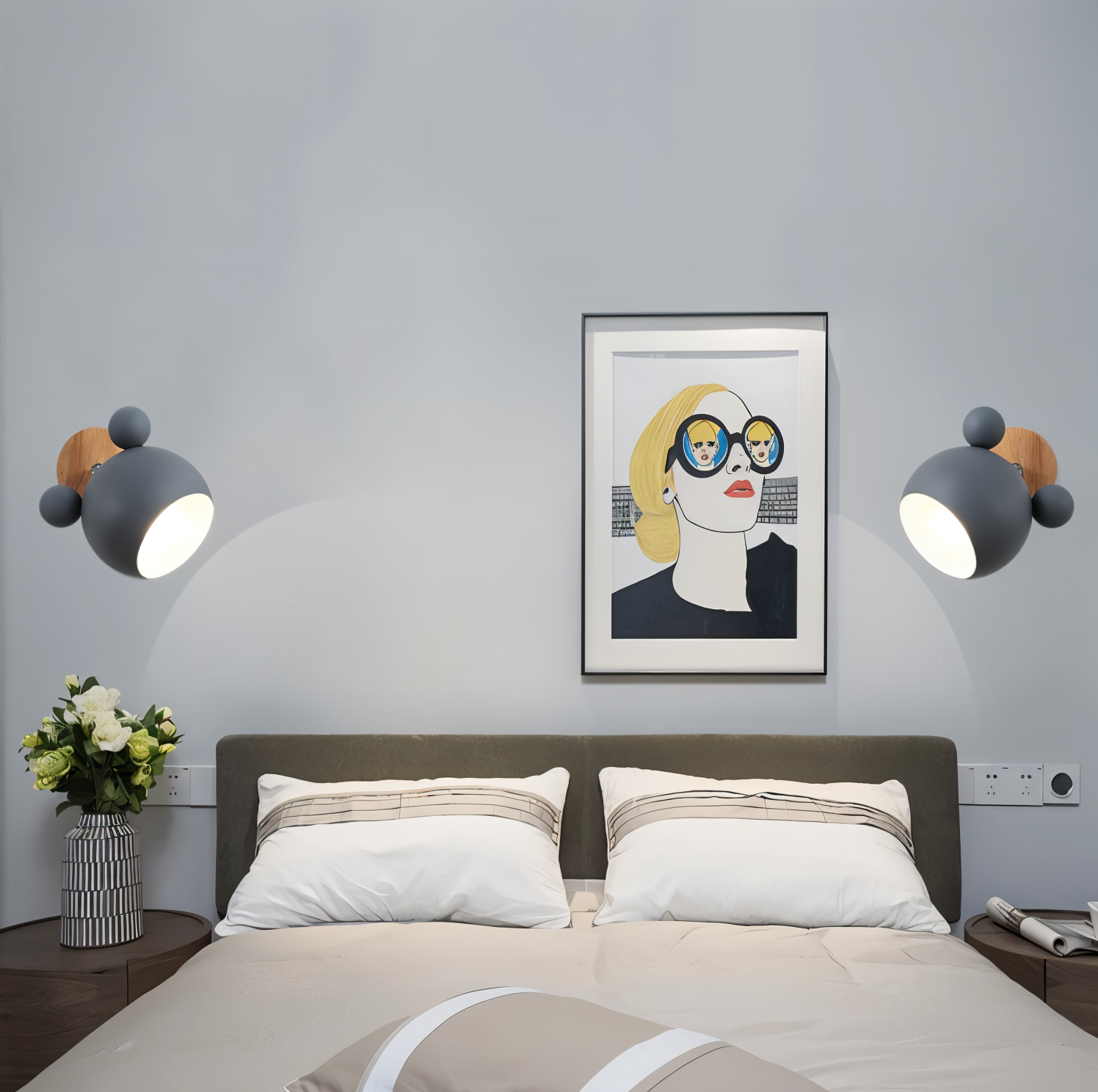 Luvano FlashMouse Wandleuchte Kinderzimmer Deko
