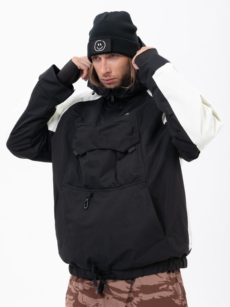 Herren Mountain Freestyle Cargo Pocket Bomber Camo Snowboardjacke