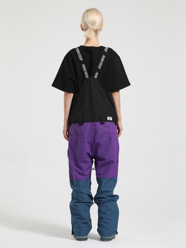 Gsou Snow Mountain Discover Colorblock Ski-Latzhose für Damen