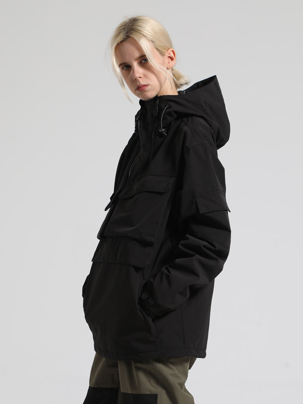 Gsou Snow Winter Action Anorak Cargo Schneejacke für Damen