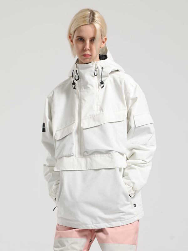 Gsou Snow Winter Action Anorak Cargo Schneejacke für Damen